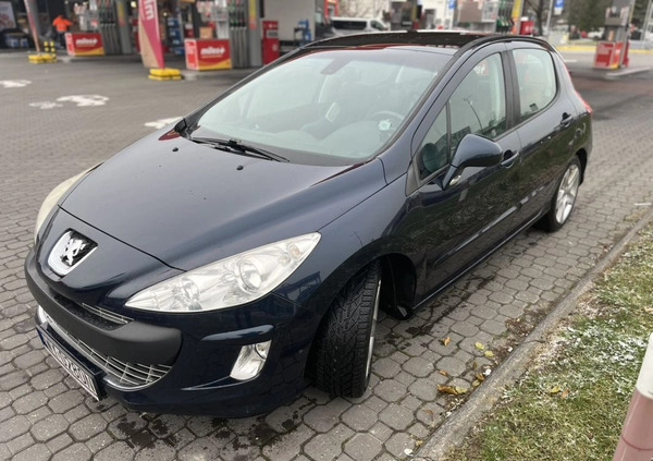 Peugeot 308 cena 9000 przebieg: 192000, rok produkcji 2009 z Warszawa małe 37